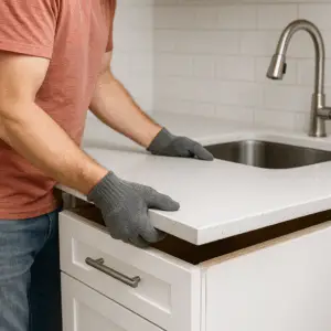 החלפת שיש למטבח בלי שיפוץ מלא